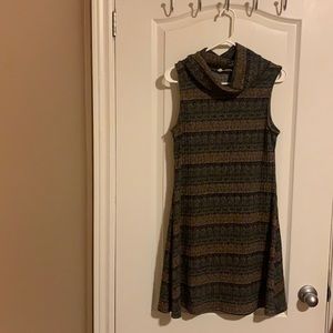 High neck one piece dress, really comfy
